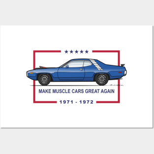 muscle cars great again Posters and Art